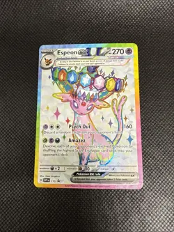 Espeon ex 175 SVP Black Star Promo Prismatic Evolutions Figure Coll. Pokemon NM - Image 1