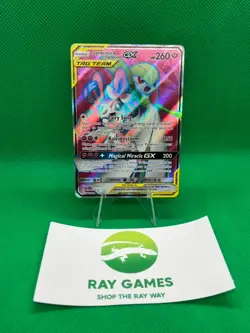 Pokemon TCG Gardevoir & Sylveon GX 204/214 Unbroken Bonds Holo Full Art LP - Image 1