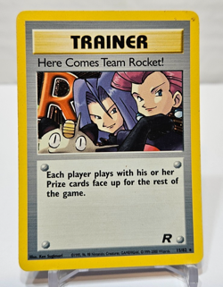 Here Comes Team Rocket! 15/82 Holo Rare Unlimited Team Rocket Pokemon 587 - Image 1