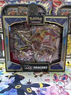 Pokemon TCG: Sword & Shield VMAX Dragons Premium Collection - Factory Sealed - Image 1