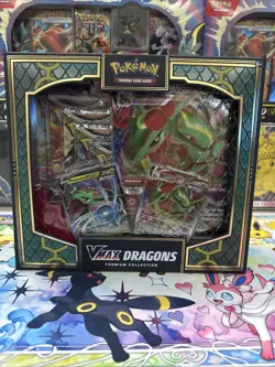 Pokemon TCG: Sword & Shield VMAX Dragons Premium Collection - Factory Sealed - Image 3