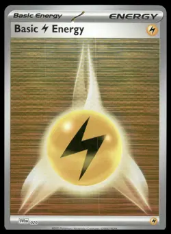 Pokemon SVE: Scarlet & Violet Energies #020 Basic Lightning Energy HOLO - Image 1