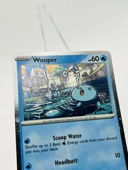Wooper SVP 155 - Cosmos Holo Black Star Promo - Surging Sparks - Pokemon TCG - Image 3