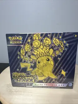 NEW POKEMON TCG: SCARLET & VIOLET SURGING SPARKS ELITE TRAINER BOX NISB - Image 1