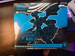 Pokemon TCG Black Bolt Elite Trainer Box ETB Factory Sealed In Hand - Image 1