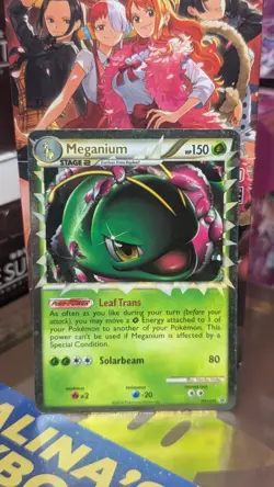 Pokemon TCG 2010 Meganium Prime HGSS08 Holo Foil Promo - Image 1