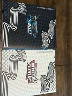 Lot Of 2 Pokemon TCG Black Bolt & White Flare English Binder * BINDERS ONLY* - Image 3