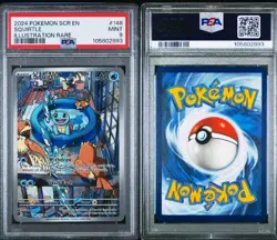 2024 POKEMON SCR EN-STELLAR CROWN | ILLUSTRATION RARE SQUIRTLE 148 - Image 2