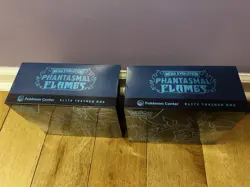 2x Phantasmal Flames Pokemon Center Exclusive ETB Elite Trainer Box Ships Fast! - Image 5