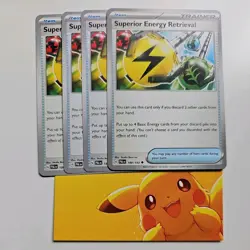 [4x Playset] Superior Energy Retrieval 189/193 SV02: Paldea Evolved Pokemon TCG - Image 1