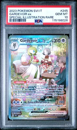 Pokemon PSA 10 Gardevoir Ex #245 SVI IT Special Illustration Rare 2023 Italiano - Image 2