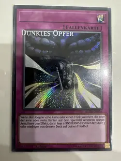 Yugioh Dark Sacrifice Blhr-en056 Secret Rare Misprint German Hot - Image 1