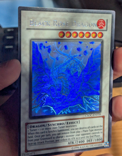 Yu-Gi-Oh CSOC-EN039 Black Rose Dragon Ghost Rare UNL Edition - Image 2