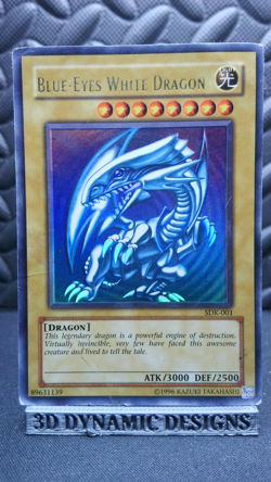 | Yugioh Blue-Eyes White Dragon SDK-001 Ultra Rare Starter Deck Kaiba HP ?? | - Image 1