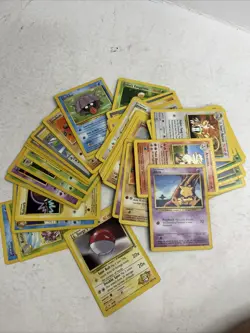 Lot Of 54 Vintage WOTC 1st & 2nd Edition Pokemon Cards Base Set - Image 1