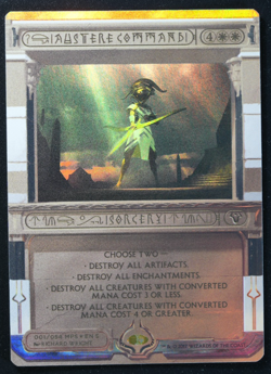 Austere Command Amonkhet Invocation Misprint Error Magic Card MTG Masterpiece - Image 1