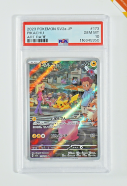 Pokemon PSA 10 Pikachu #173 SV2a card 151 Art Rare 2023 Japanese - Image 1