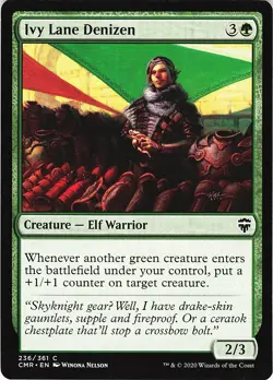 MTG CMR Commander Legends Ivy Lane Denizen Card 236/361 C - Image 1