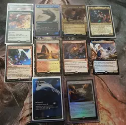 Magic The Gathering 11 Card Lot. Avatar. Mystic Remora Borderless. Toph, Sokka - Image 1