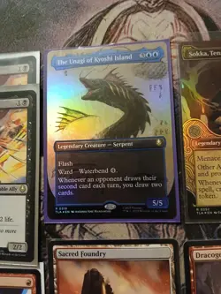 Magic The Gathering 11 Card Lot. Avatar. Mystic Remora Borderless. Toph, Sokka - Image 3
