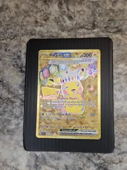 Pokemon Card TCG: Pikachu EX Surging Sparks Holo Hyper Rare Gold 247/191 - Image 1