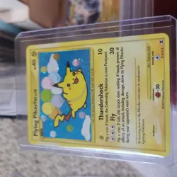 Pokemon TCG Flying Pikachu Holo Card Rising Rivals 113/111 Secret Rare - Image 1