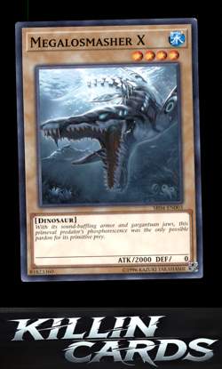 Megalosmasher X SR04-EN003 Common Structure Deck: Dinosmasher's Fury YuGiOh Card - Image 1