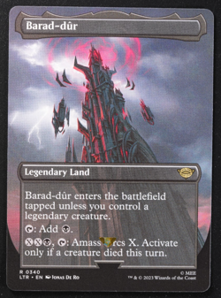 Barad-dur MISPRINT Error Lord of the Rings Magic Card MTG - Image 1