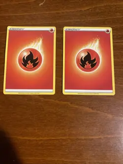 Pokemon Trading Card Game TCG Fire Energy 2020 - Image 1