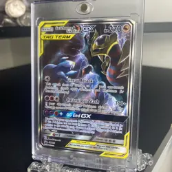 Pokemon TCG Garchomp & Giratina GX SM193 Sun & Moon Promo Card - Image 1