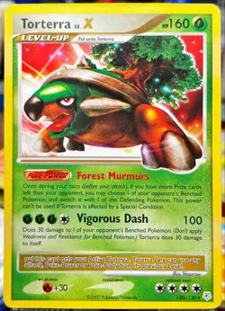🔥 Torterra LV.X 120/130 Pokemon Diamond & Pearl Ultra Rare Card - LP/MP - Image 1