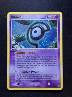 Unown C - C/28 - Pokemon Ex Unseen Forces Holo Card LP SHIPS FAST - Image 1