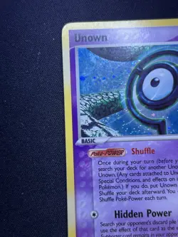 Unown C - C/28 - Pokemon Ex Unseen Forces Holo Card LP SHIPS FAST - Image 3