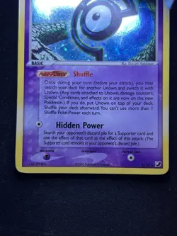 Unown C - C/28 - Pokemon Ex Unseen Forces Holo Card LP SHIPS FAST - Image 5