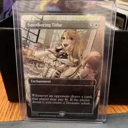 MTG English Smothering Tithe (Anime Borderless) (Confetti Foil) NM Foil - Image 3