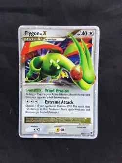 Pokemon Cards: Rising Rivals Rare Holo: Flygon Lv. X 105/111 - Image 1