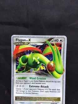 Pokemon Cards: Rising Rivals Rare Holo: Flygon Lv. X 105/111 - Image 2