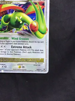 Pokemon Cards: Rising Rivals Rare Holo: Flygon Lv. X 105/111 - Image 5