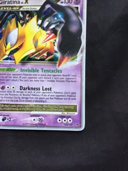 Pokemon Cards: Platinum Rare Holo: Giratina Lv. X 124/127 - Image 5