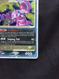 Pokemon Cards: Platinum Rare Holo: Drapion Lv. X 123/127 - Image 5