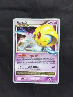 Pokemon Cards: Legends Awakened Rare Holo: Uxie Lv. X 146/146 - Image 1