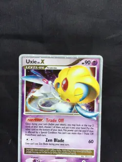 Pokemon Cards: Legends Awakened Rare Holo: Uxie Lv. X 146/146 - Image 2