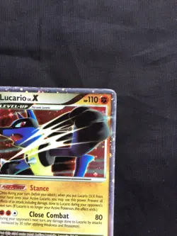 Pokemon Cards: Mysterious Treasures Rare Holo: Lucario Lv. X 122/123 - Image 4