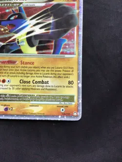 Pokemon Cards: Mysterious Treasures Rare Holo: Lucario Lv. X 122/123 - Image 5