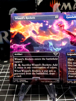 Gandalf, Friend of the Shire & Wizard's rockets LOTR Borderless REGULAR NM/M - Image 2