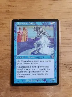 Chameleon Spirit - Mercadian Masques - MTG Magic - Uncommon - Blue Creature - Image 1