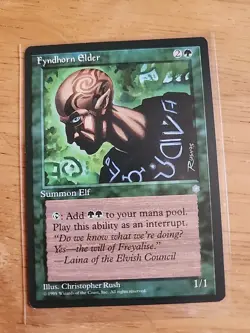 Fyndhorn Elder - Ice Age - MTG Magic - Uncommon - Green Creature - Image 1