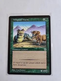 Whiptail Wurm - Portal - MTG Magic - Uncommon - Green Creature - Image 1