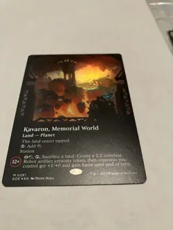 Kavaron, Memorial World (Borderless) Edge of Eternities Foil - Image 1