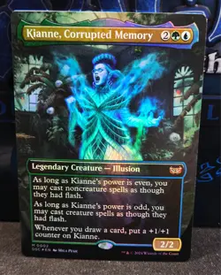 magic the gathering - FOIL!! - Kianne, Corrupted Memory - Legendary Creature - Image 1
